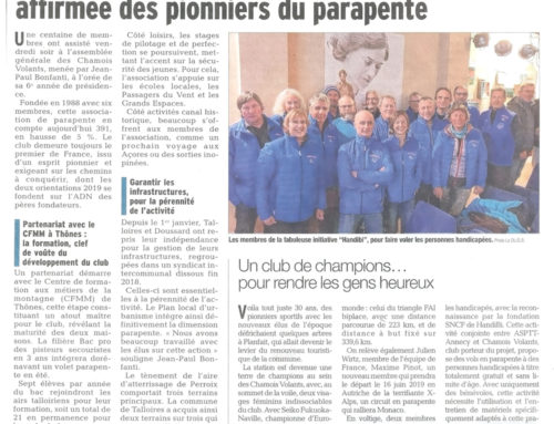 Les Chamois Volants : la maturité trentenaire affirmée des pionniers du parapente | Le Dauphiné Libéré