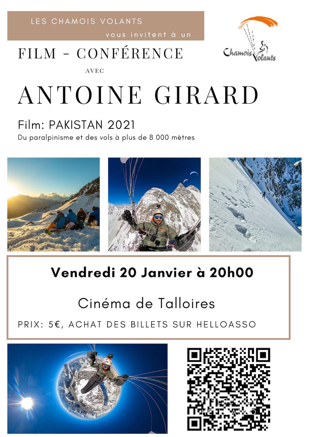 Antoine Girard affiche 20 janvier 2013 cinéma de Talloires