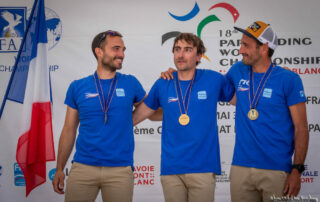 podium championnat du monde de parapente de distance 2023